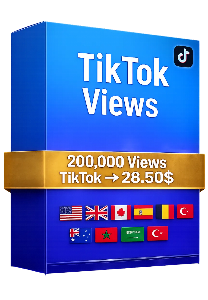 200,000 просмотров видео TikTok + 10,000 БЕСПЛАТНЫХ просмотров Instagram – Качество