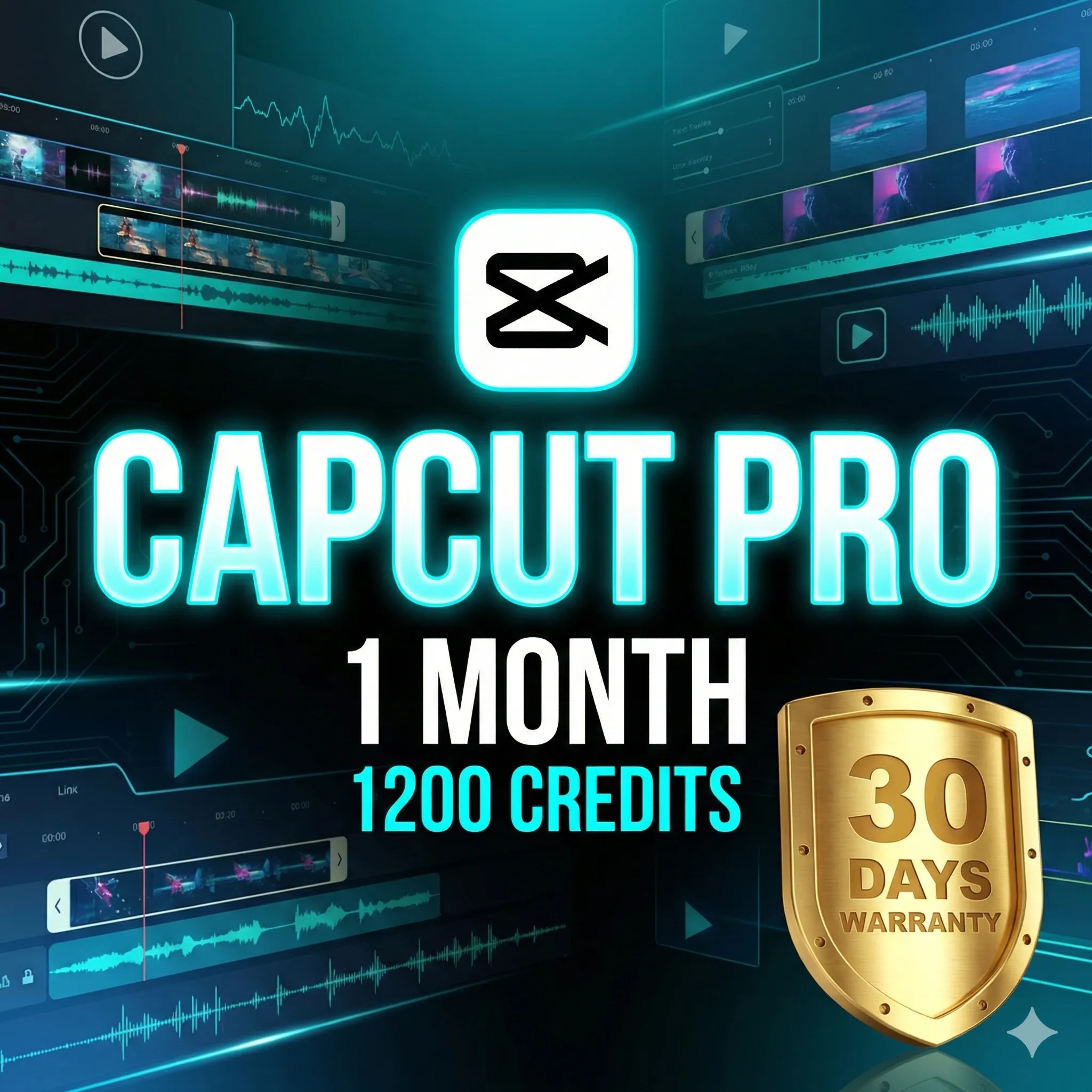 💎 CapCut PRO 1 Месяц | 1200 Кредитов | Полная гарантия 30 дней | Мгновенная доставка
