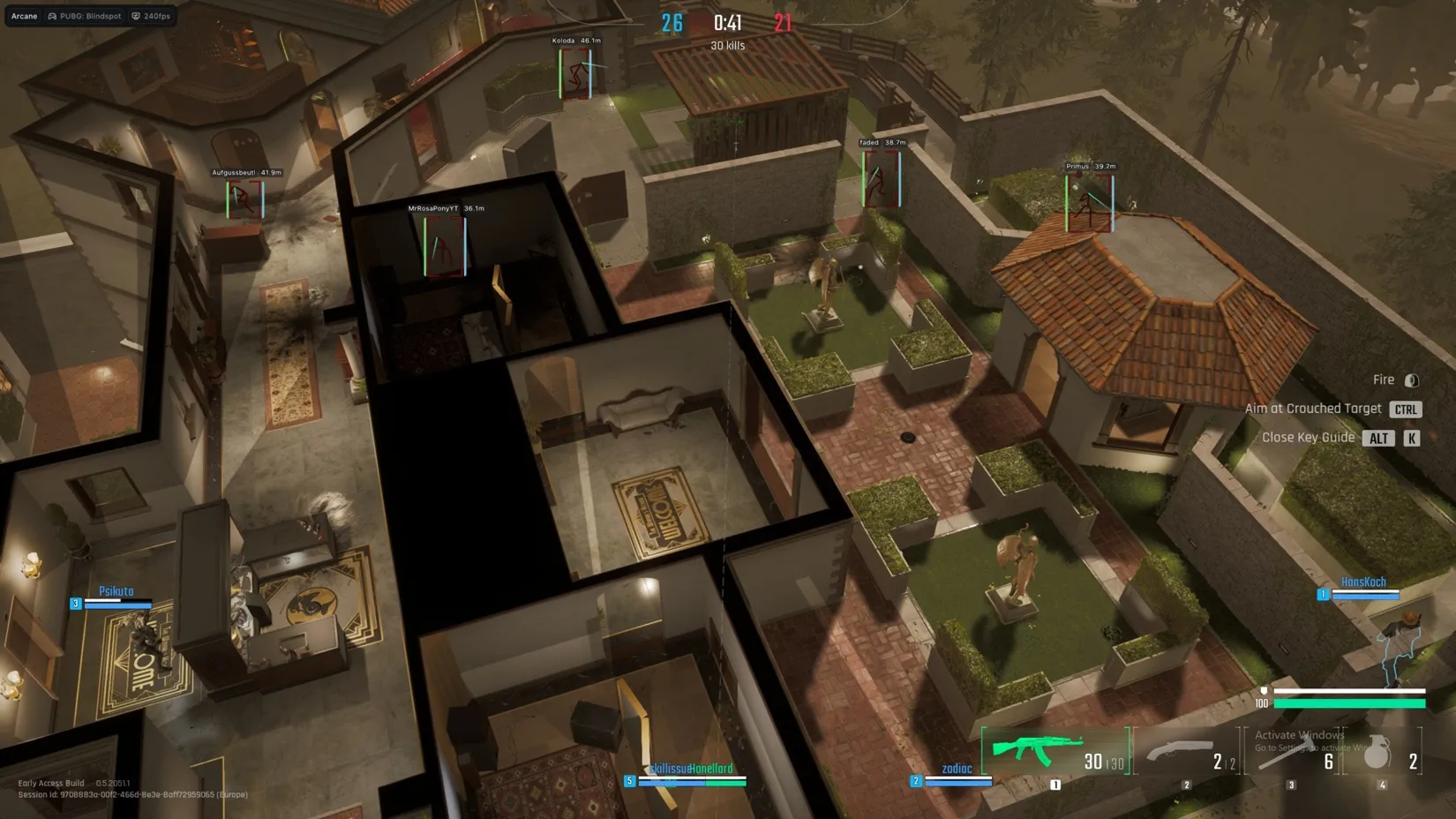 Рабочий чит Arcane для игры PUBG Blindspot