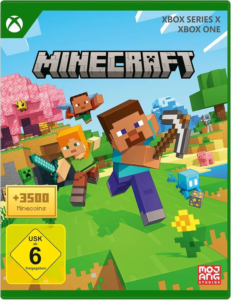 Xbox Series X|S One Minecraft Digital Game Code +3500 Minecoins In-Game Currency Ключ