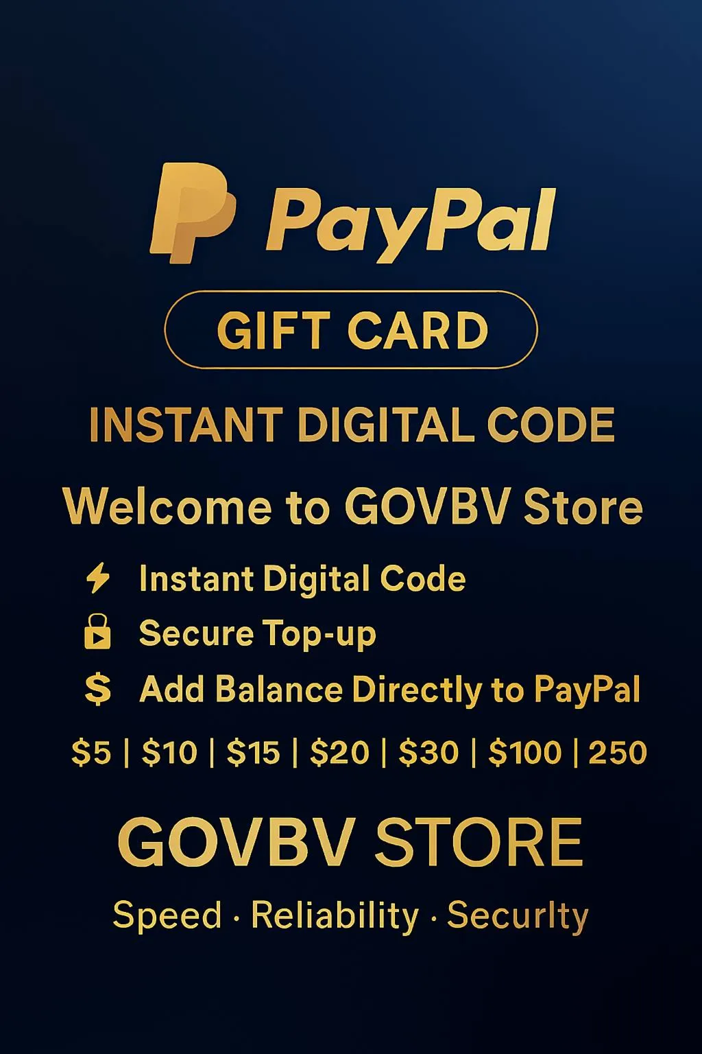  Подарочная карта PayPal в долларах США | Мгновенный цифровой код |