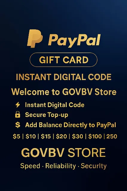 💳 Подарочная карта PayPal в долларах США 🎉 | Мгновенный цифровой код | 🚀