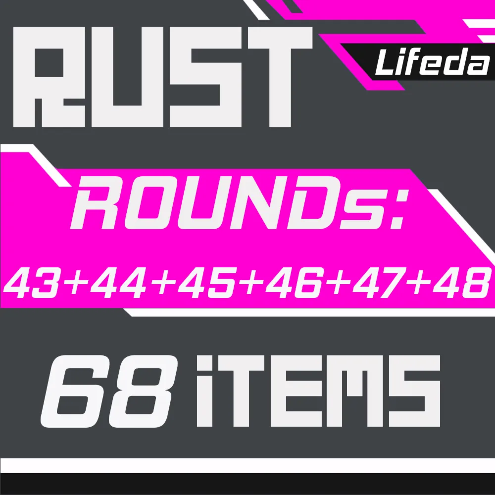 РАСТ ПРЕДМЕТЫ【ТВИЧ ДРОПЫ】Раунды 43+44+45+46+47+48 | 68 СКИНОВ