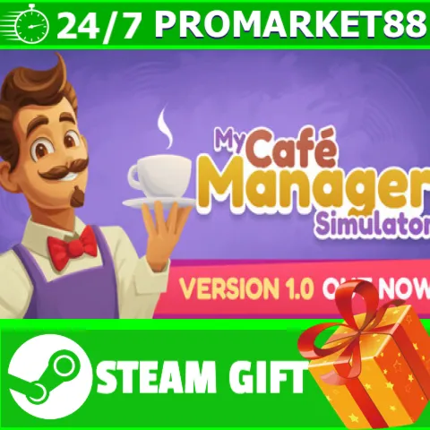 ️ВСЕ СТРАНЫ+РОССИЯ Cafe Market Simulator STEAM GIFT