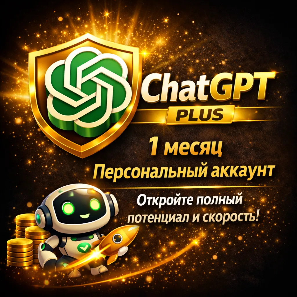 ChatGPT Plus – 1 месяц | Личный аккаунт