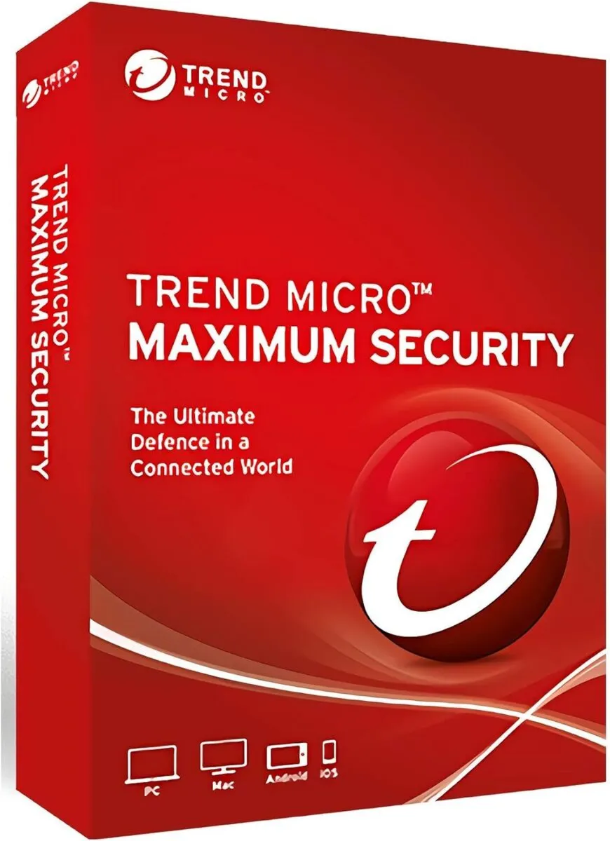 Trend Micro Maximum Security 1–3 года по всему миру