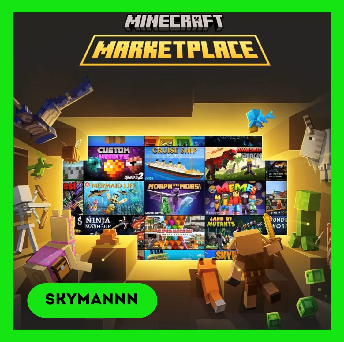Marketplace Pass Minecraft Bedrock Ed Пробный 30 дней