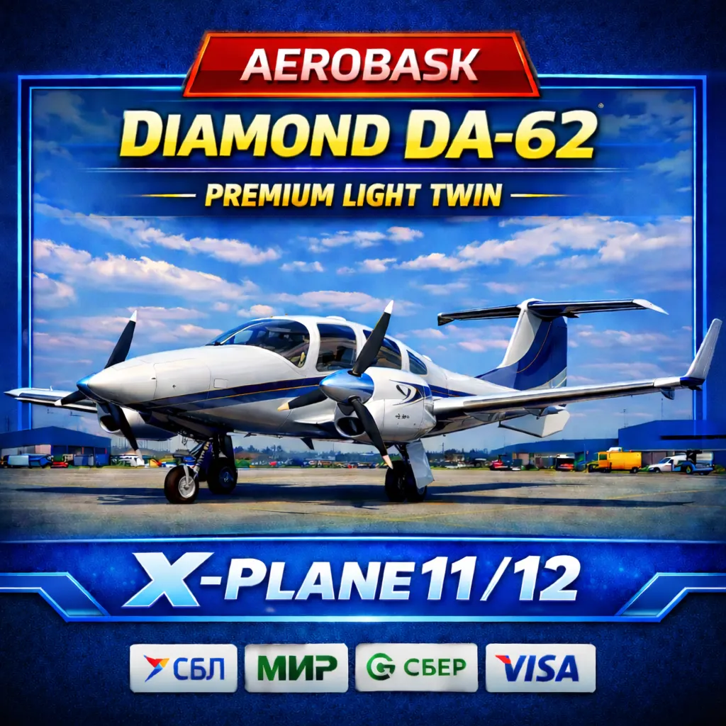 Diamond DA-62 Aerobask X-Plane 11/12