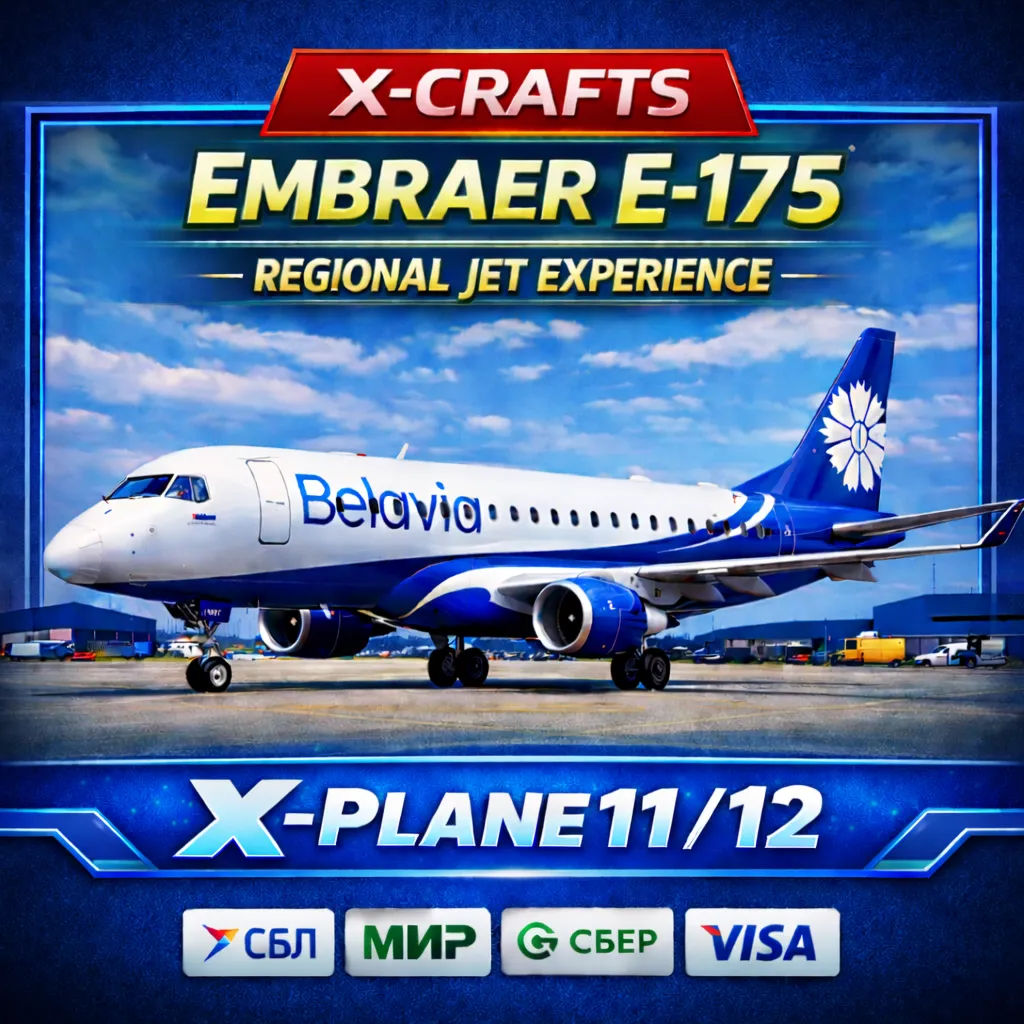 Embraer E175 by X-Crafts X-Plane 11/12