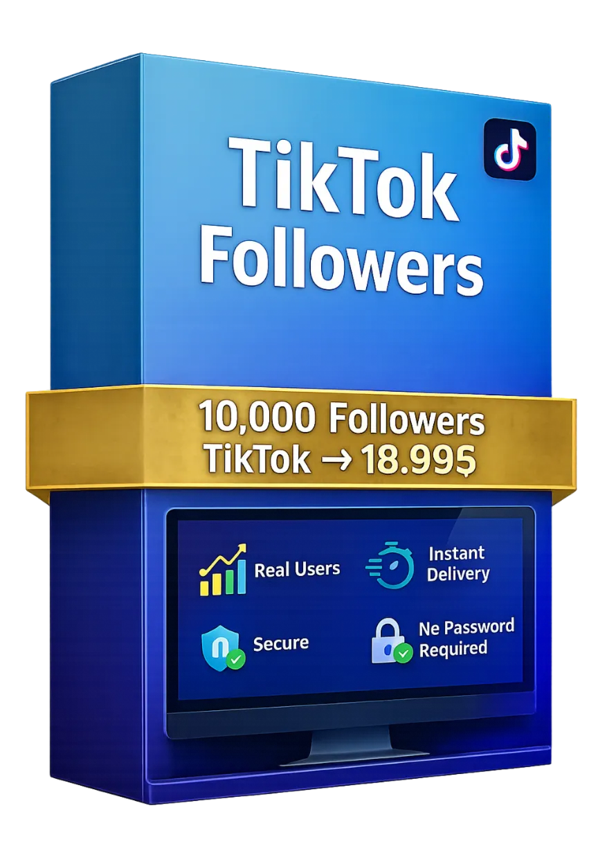 10,000 подписчиков TikTok + 10,000 БЕСПЛАТНЫХ просмотров TikTok – Смешанные аккаунты