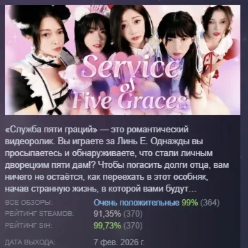 Service of Five Graces АВТОДОСТАВКА STEAM РОССИЯ