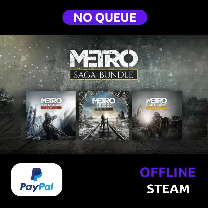 Metro Collection 2033 + Last Light + Exodus | STEAM | PAYPAL