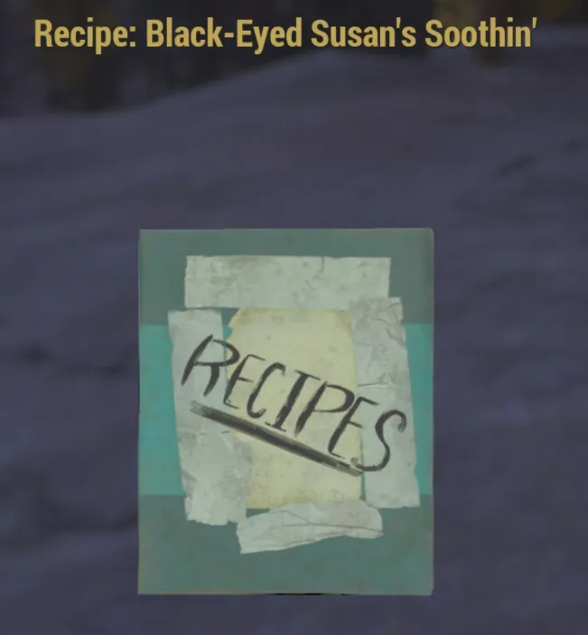  Fallout 76 | СХЕМА БАЛЬЗАМ ЧЕРНОГЛАЗОЙ СЬЮЗАН 