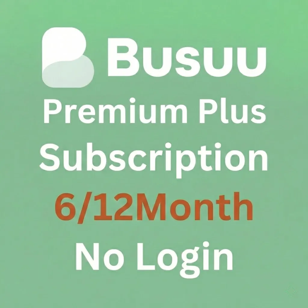 Busuu Premium Plus Подписка 6/12 Мес Без входа