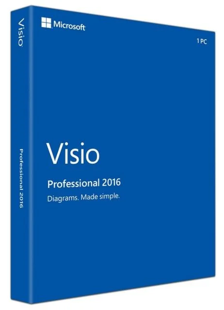 Ключ активации Microsoft Visio Pro 2016 1ПК