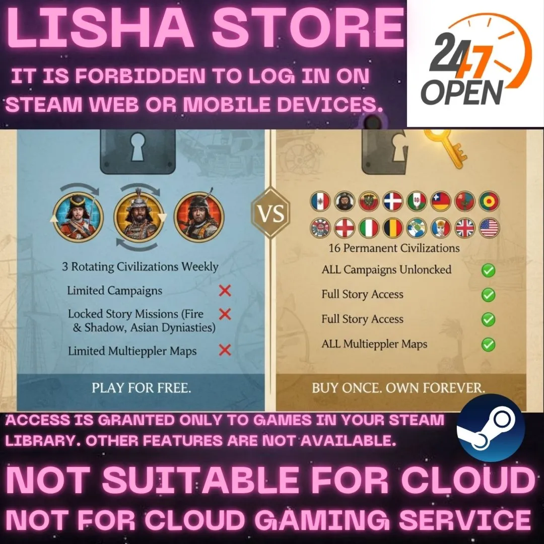 Age of Empires III Definitive + DLC base game Стим Оффлайн На 30 или 90 дней