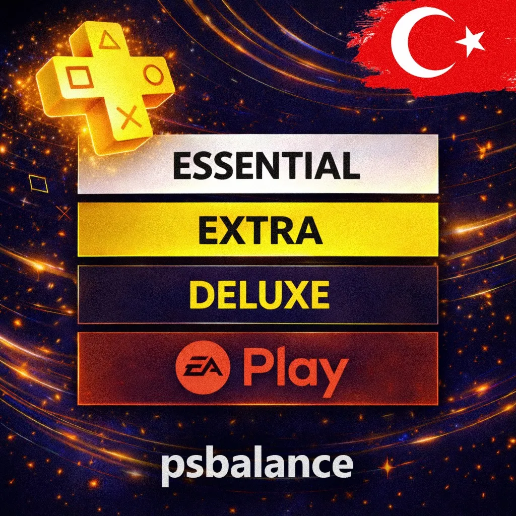 Подписка PS Plus Essential, Extra, Deluxe, EA Play Турция