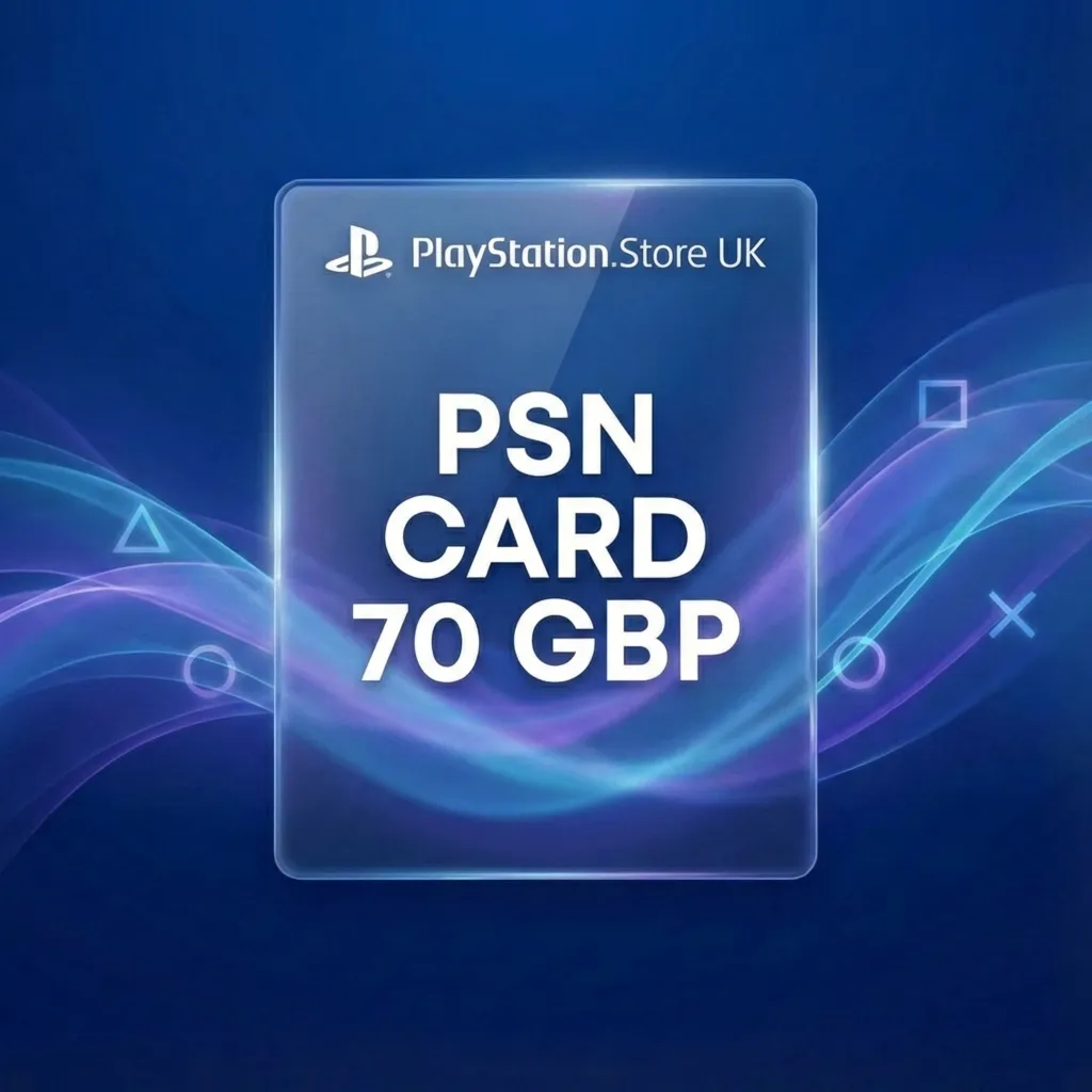 PSN Карта пополнения 70 GBP (Фунтов) Великобритания