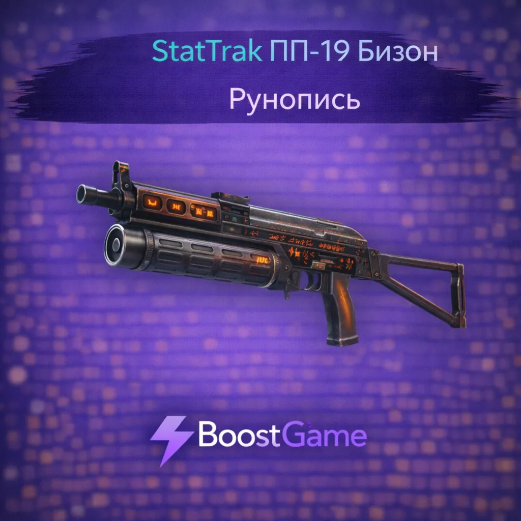 ・StatTrak ПП-19 «Бизон» | Рунопись・ОТПРАВКА ТРЕЙДОМ ・