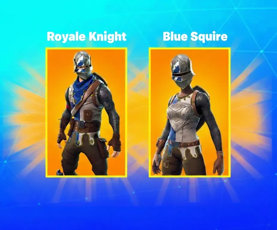 FORTNITE42+ СКИНОВ АКК |OG BLUE SQUIRE + ROYALE KNIGHT| + ПОЧТА