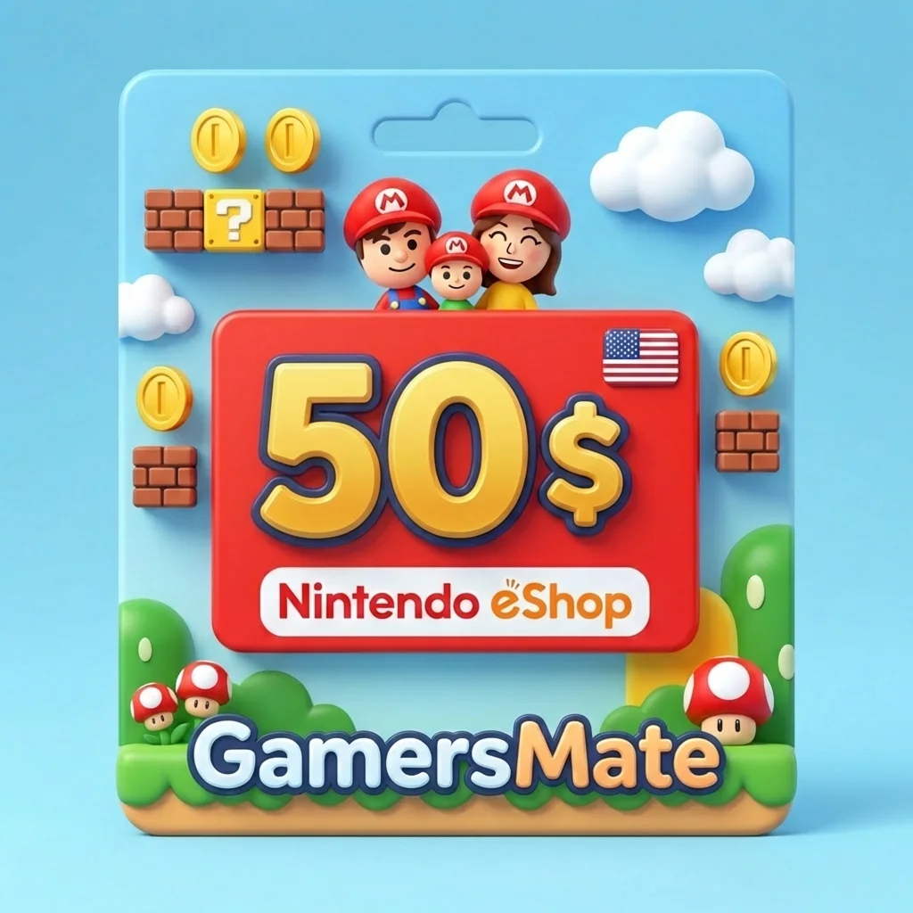 Карта оплаты Nintendo Eshop 50$ USD USA