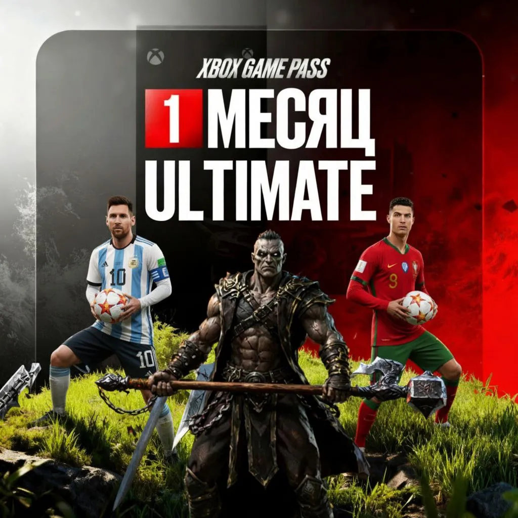 🌐XBOX GAME PASS ULTIMATE 1 Месяц 🌍ЛЮБОЙ АККАУНТ🎁