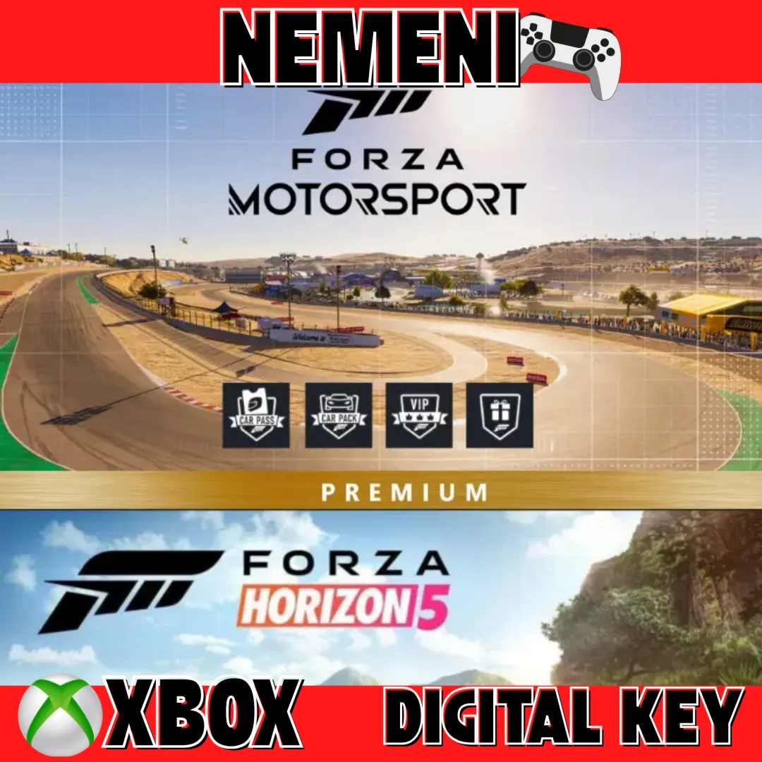 Forza Motorsport + Horizon 5 PREMIUM XBOX XS-WIN PC KEY
