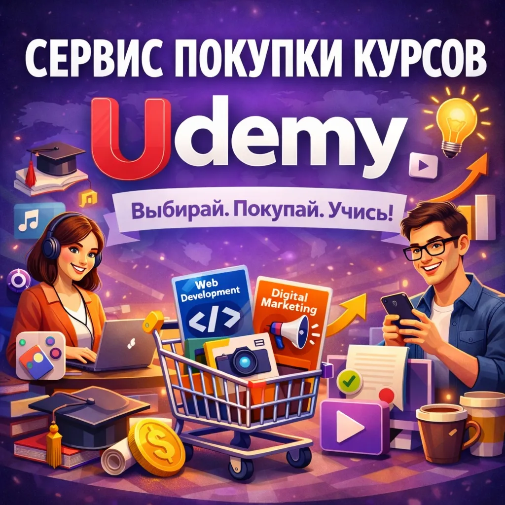 ️Udemy | Сервис покупки курсов | Быстрая доставка️