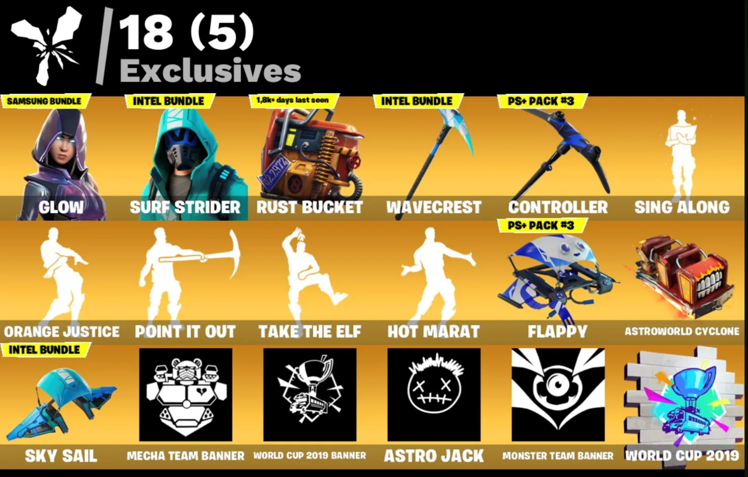 Смена почты • Glow  Surf Strider • FN (ВСЕ ПЛАТФОРМЫ) 118 скинов (24 платных) 