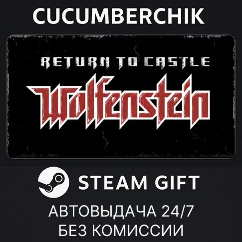 Return to Castle WolfensteinSTEAM GIFT AUTORU+МИР