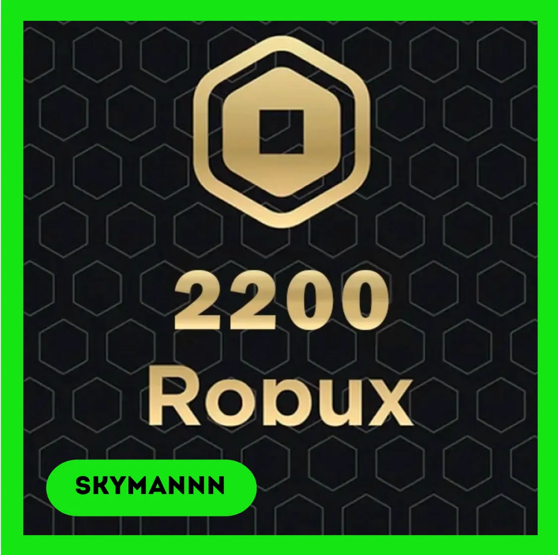 2200 ROBUX КАРТА ПОПОЛНЕНИЯ ROBLOX GLOBAL АВТО 24/7