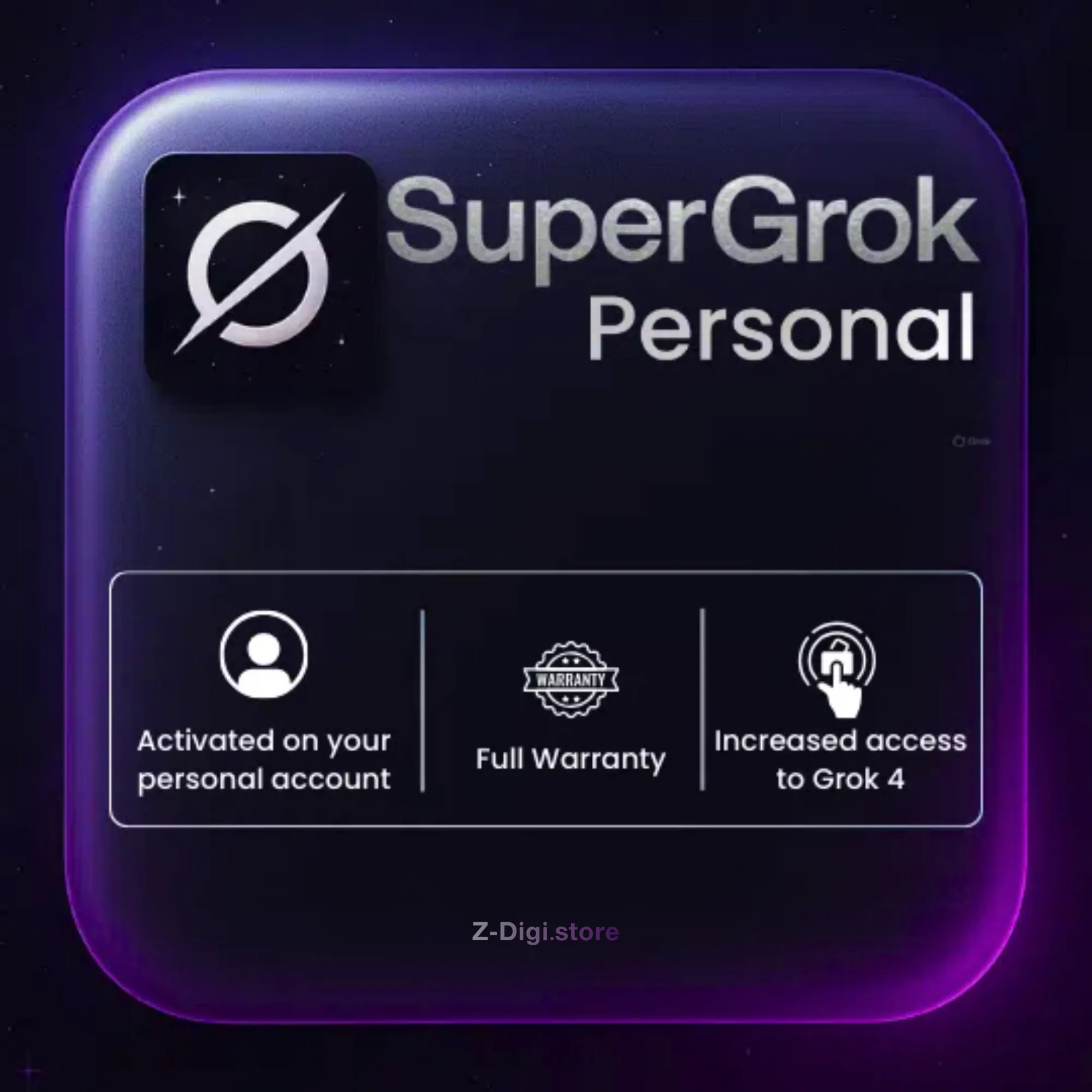 Grok AI SuperGrok Premium — 1-2-6 Месяц | Автоматическая доставка