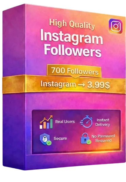 700 подписчиков Instagram - 100% реальные аккаунты - Отличное качество