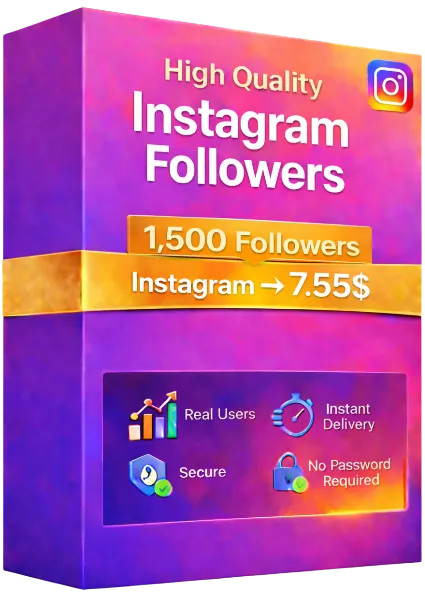 1500 подписчиков Instagram - 100% реальные аккаунты - Отличное качество