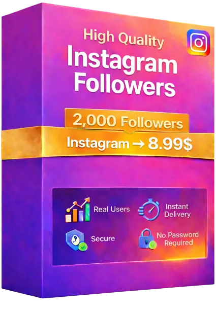 2000 подписчиков Instagram - 100% реальные аккаунты - Отличное качество