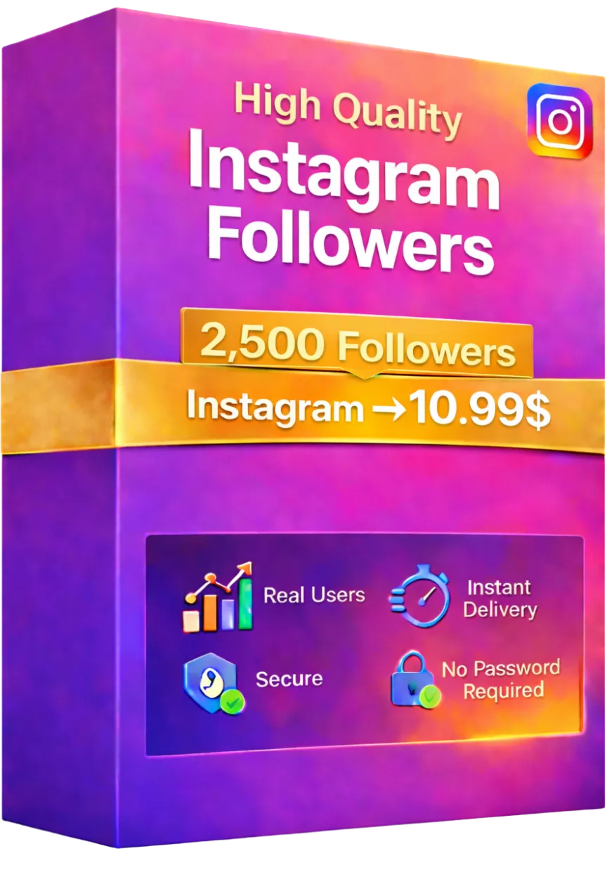 2500 Instagram Followers - 100% Real Accounts - Excellent Quality