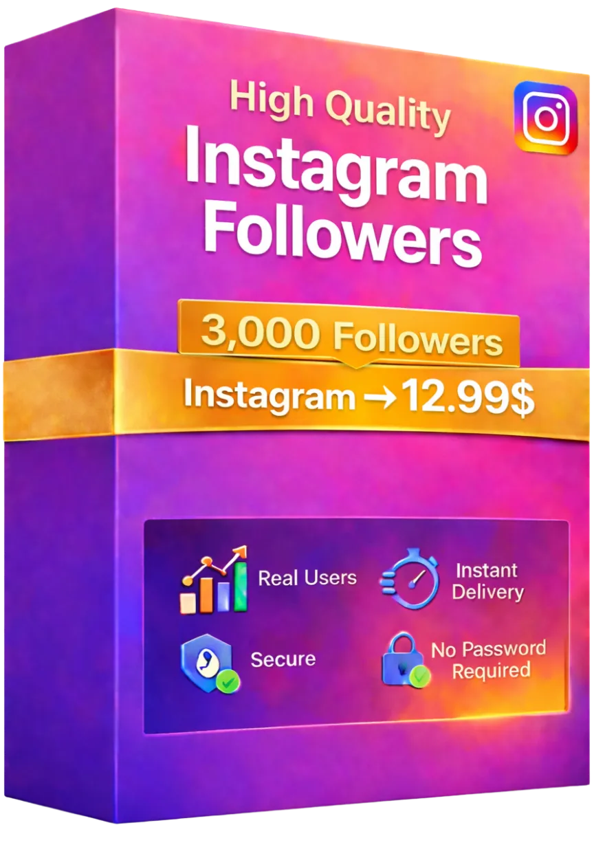 3000 Instagram Followers - 100% Real Accounts - Excellent Quality
