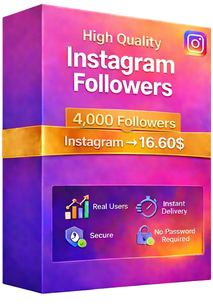 4000 Instagram Followers - 100% Real Accounts - Excellent Quality