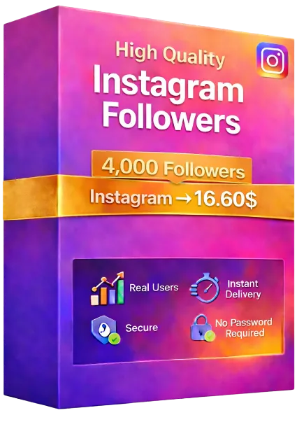 4000 подписчиков Instagram - 100% реальные аккаунты - Отличное качество