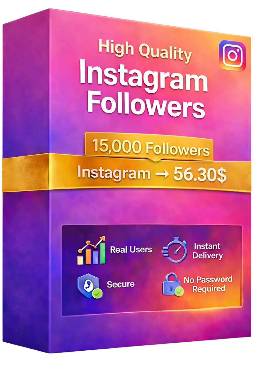 15,000 Instagram Followers + 🎁 10,000 FREE Instagram Views – Fast &amp; Stable 🚀