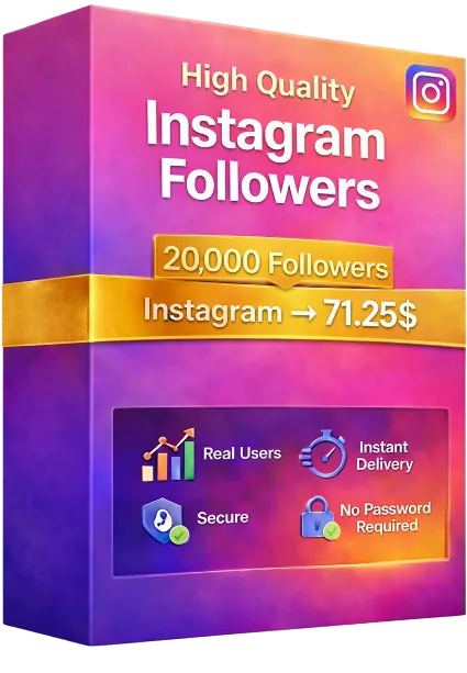 20,000 подписчиков Instagram + 10,000 БЕСПЛАТНЫХ просмотров – Быстро и стабильно