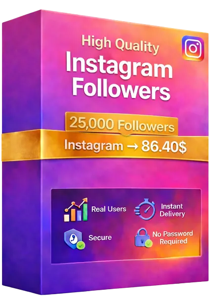 25,000 подписчиков Instagram + 10,000 БЕСПЛАТНЫХ просмотров – Быстро и стабильно