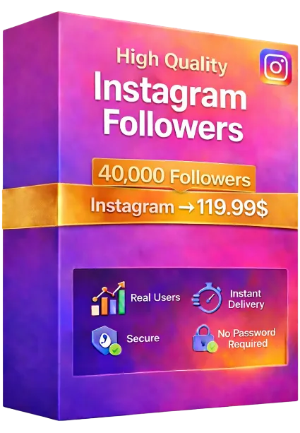 40,000 подписчиков Instagram + 10,000 БЕСПЛАТНЫХ просмотров – Быстро и стабильно