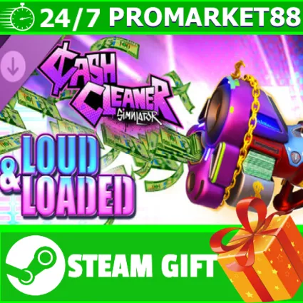 ️Cash Cleaner Simulator - LOUD  LOADED STEAM GIFT