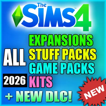 SIMS 4 + 100% ВСЕ ДОПОЛНЕНИЯ/НАБОРЫ/КАТАЛОГИ/КОМПЛЕКТЫ