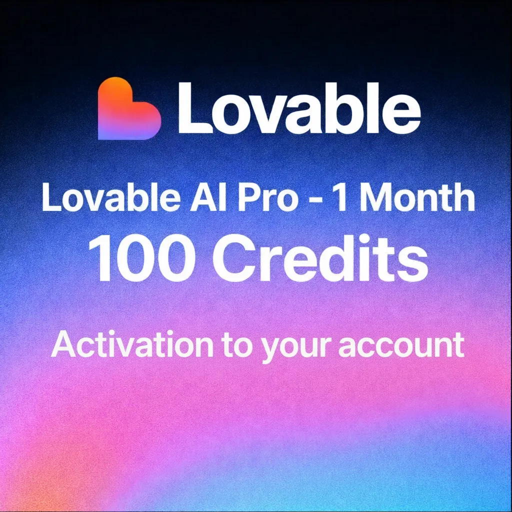 Lovable AI Pro — 1 месяца | Активация на ваш аккаунт