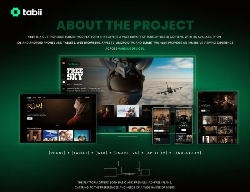 TABII.COM PREMIUM  С ПОДПИСКОЙ НА 3 МЕСЯЦА  ТУРЕЦКИЕ СЕРИАЛЫ