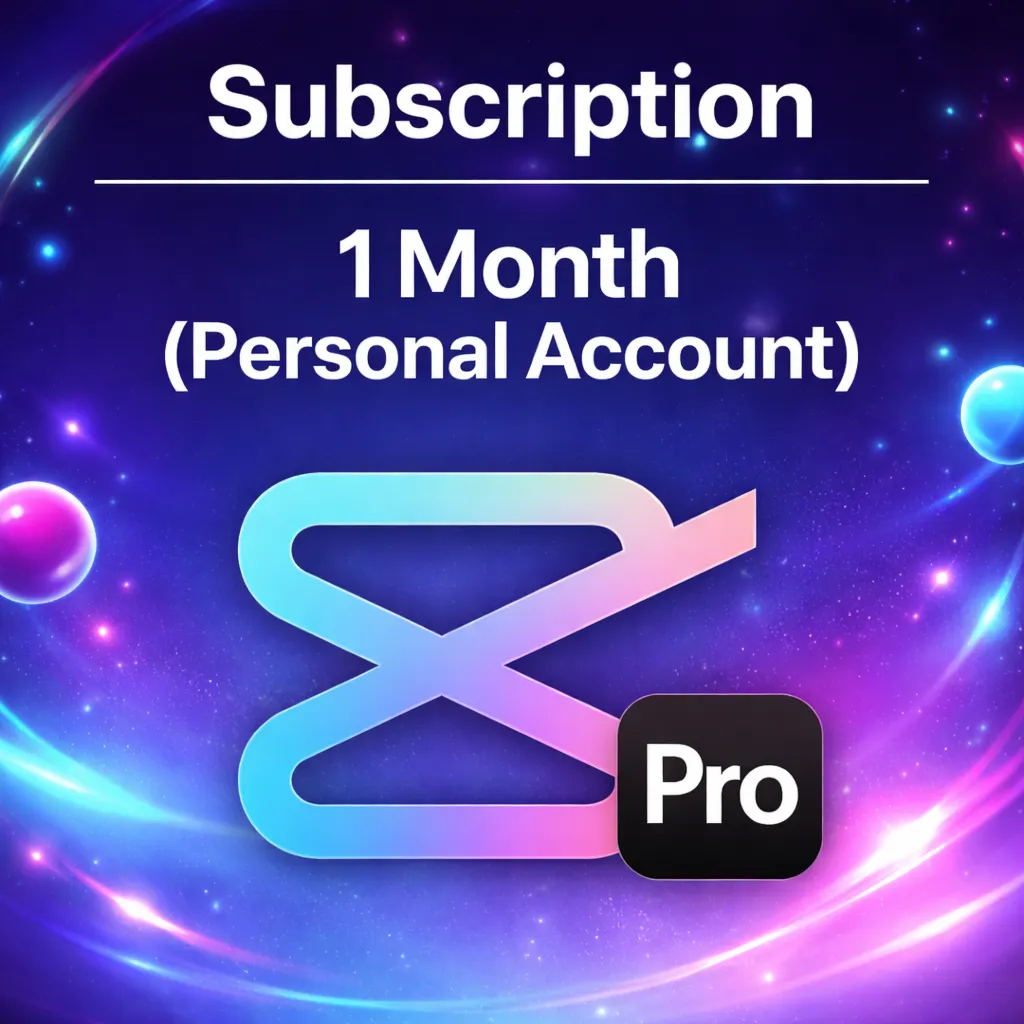 CapCut Pro Subscription (iOS, Android, PC) 1 Month Account