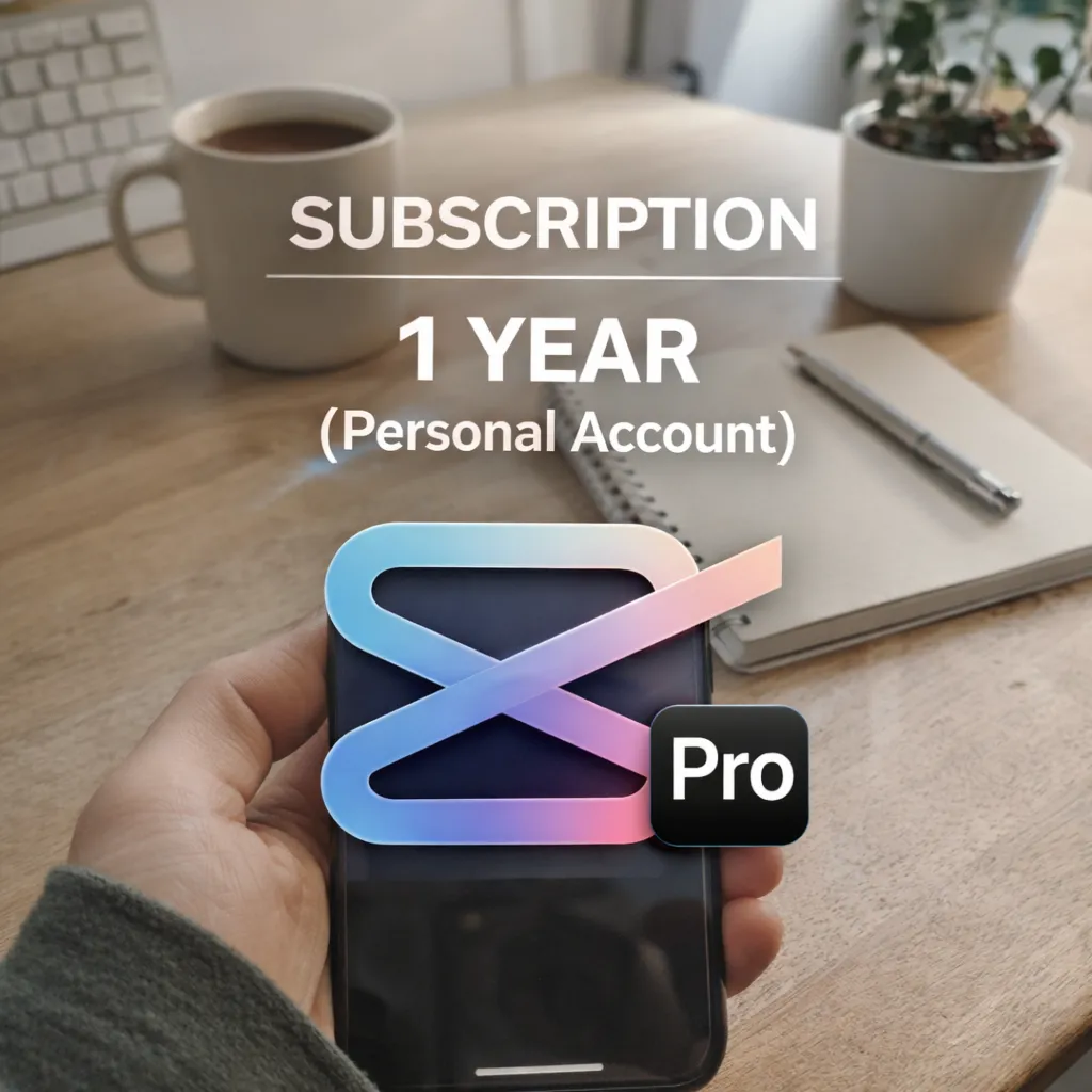 CapCut Pro Subscription(iOS, Android, PC) 1 Year Account