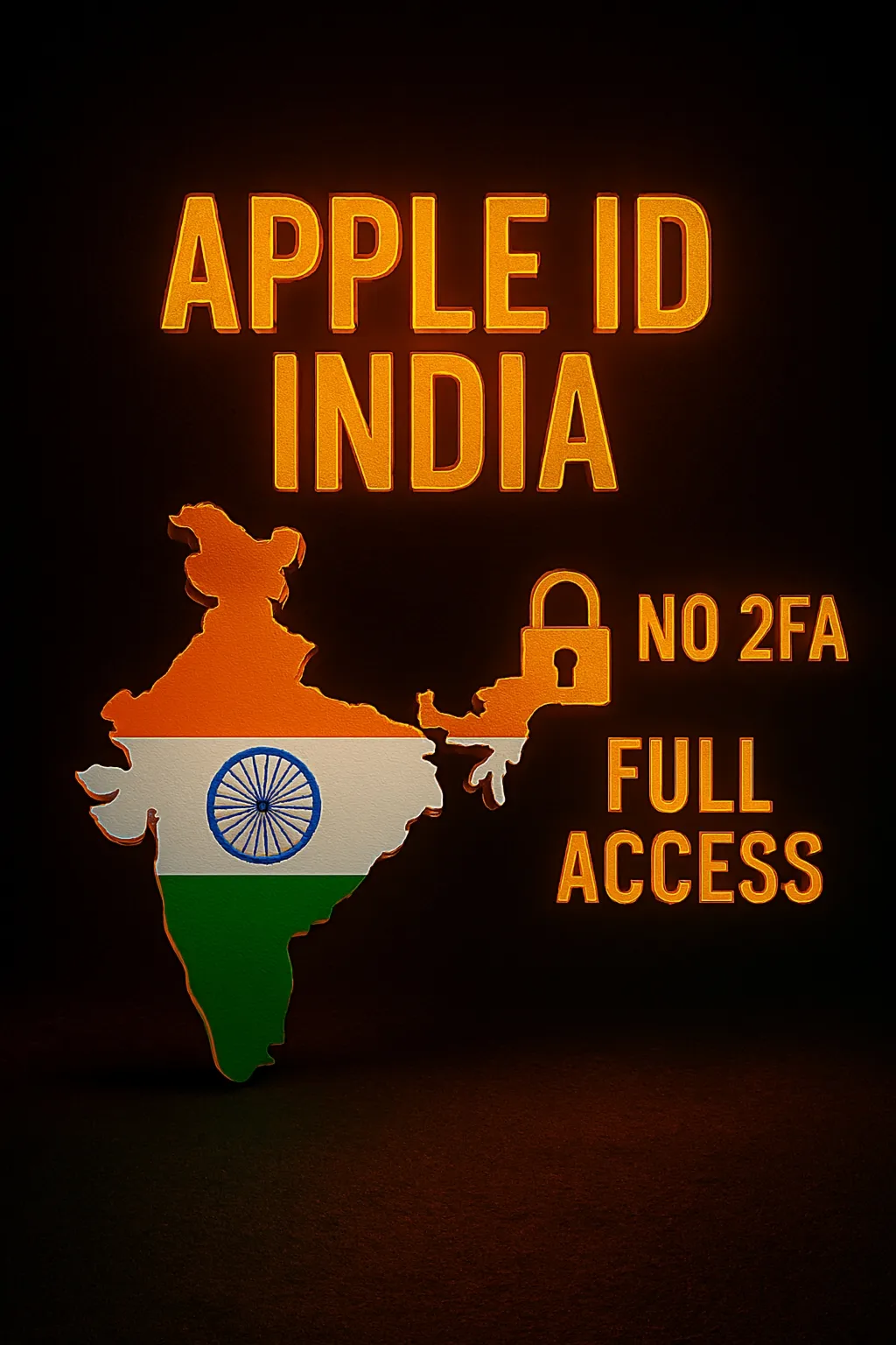 🇮🇳 Apple ID India | Личный аккаунт 🔐 No 2FA 💥 Полный доступ ✨💯